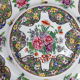 Old enamelled porcelain dish apocryphal brand of Sèvres