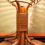 Table lamp in rattan Italia Anni '60