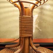 Table lamp in rattan Italia Anni '60