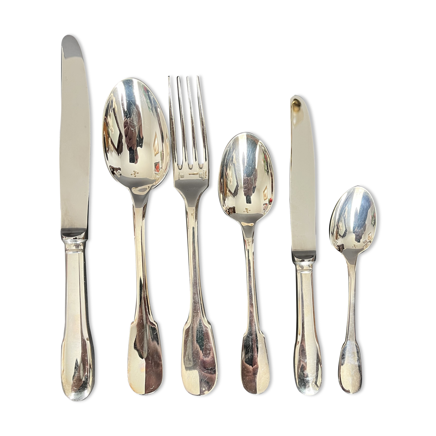 Housewife Christofle in silver metal model uniplate