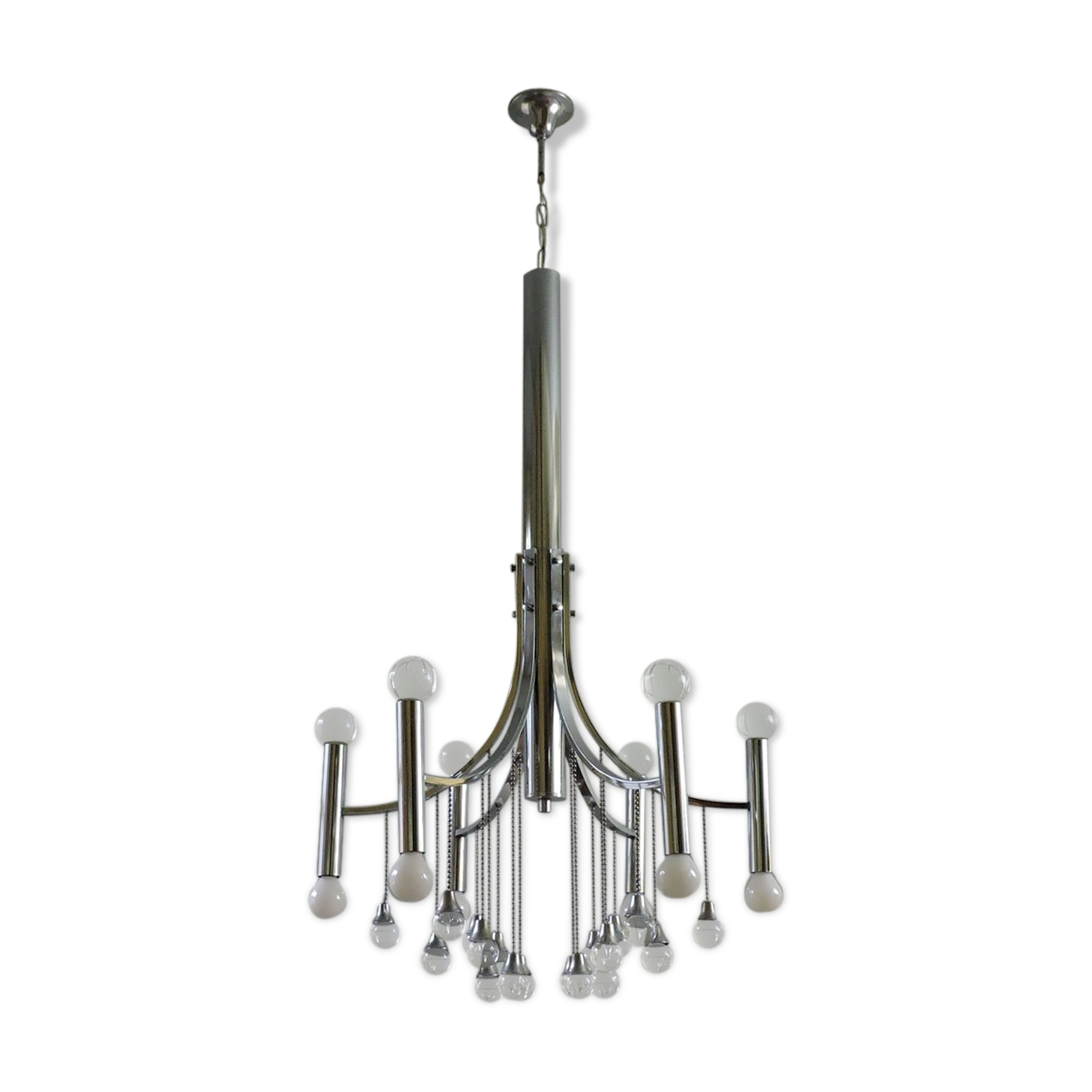 Vintage chandelier Italy 60s