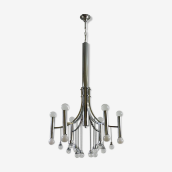 Gaetano Scolari chandelier vintage Italy 60s