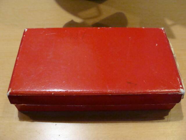 Vintage salt cellars in their box