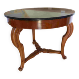 Guéridon avec plateau en marbre