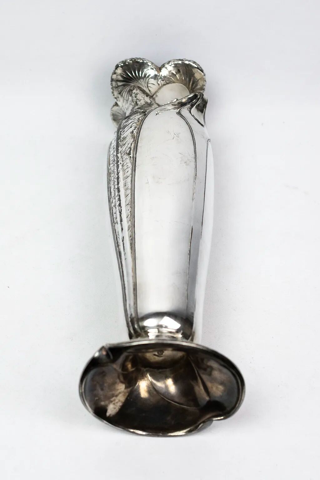 Ombelle vase in silver-plated metal — Art Nouveau Gallia, Christofle, 1904