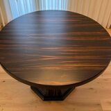 Elegant Extendable Dining Table in Macassar, Italy, 1970s