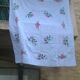 Vintage embroidered tablecloth 132 x 160 cm