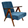 Vintage classic armchair like VAR grey - blue jeans