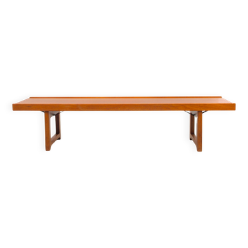 Bruksbo Scandinavian teak bench or coffee table