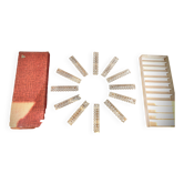 Lot de 12 porte-couteaux en cristal au plomb taille