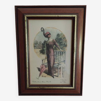 Framed fashion print