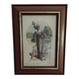 Framed fashion print