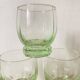 Old pistachio green glasses