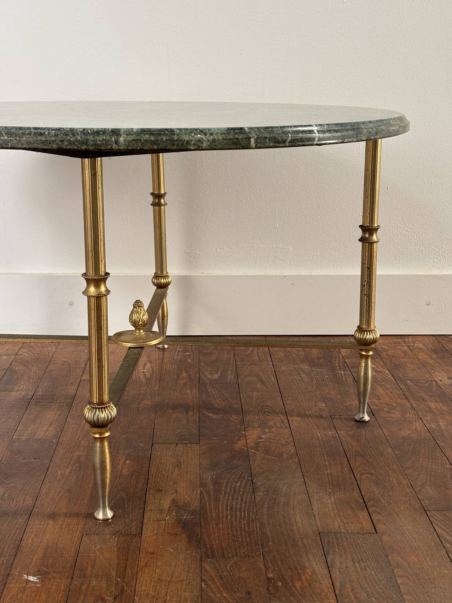 Green marble coffee table