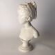 Ceramic bust of a woman after houdon