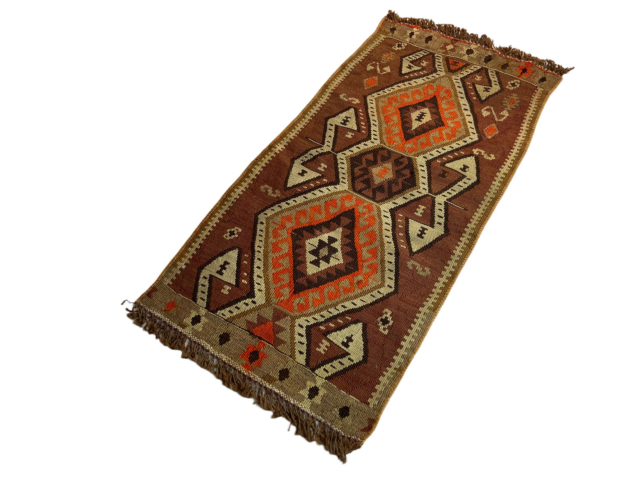 Tapis kilim turc vintage 95 x 48 cm