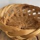 Panier pailles tressées