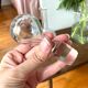 Vintage 60s chiseled glass decanter