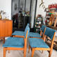 4 vintage Scandinavian style chairs
