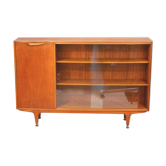 Bibliothèque vitrine scandinave en teck McIntosh