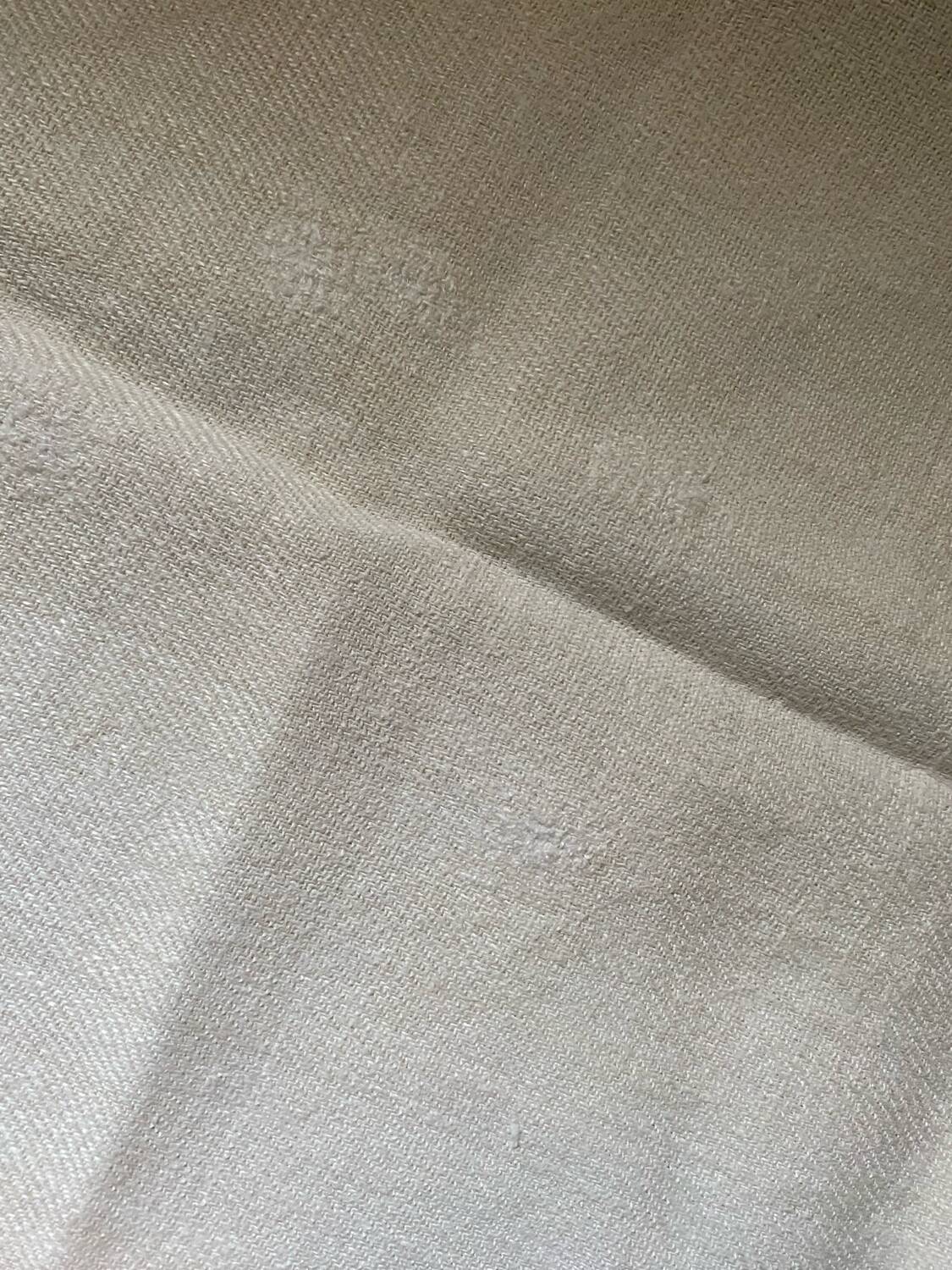 2 large country tea towels in rustic hemp.