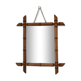 Bamboo barber mirror