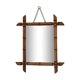 Miroir de barbier façon bambou