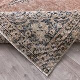 57s Red & Navy Blue Persian Rug 205x307Cm