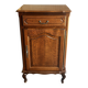Vintage solid oak furniture for a vinyl turntable.