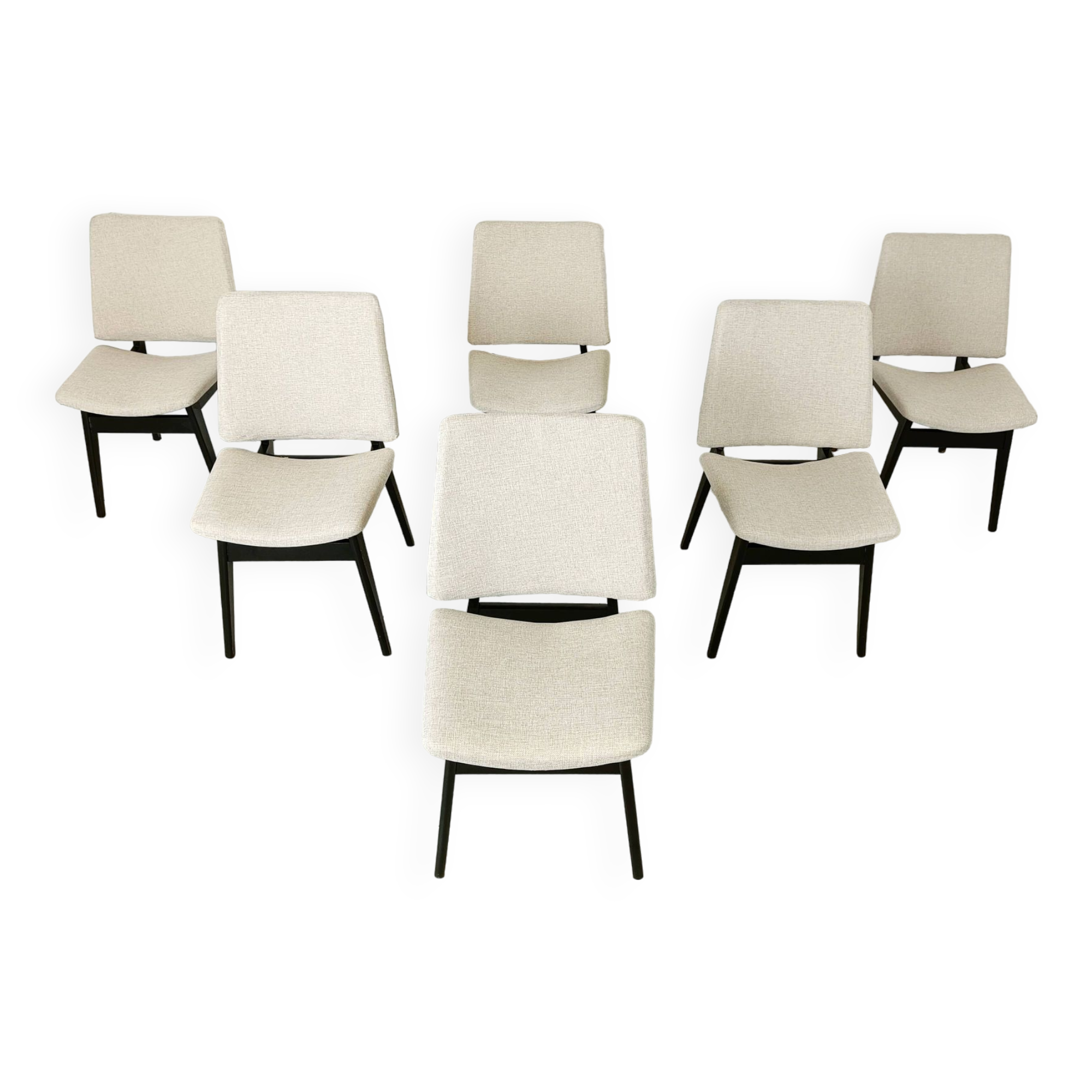 Chaises de salle à manger vintage par Jos De Mey, 1950