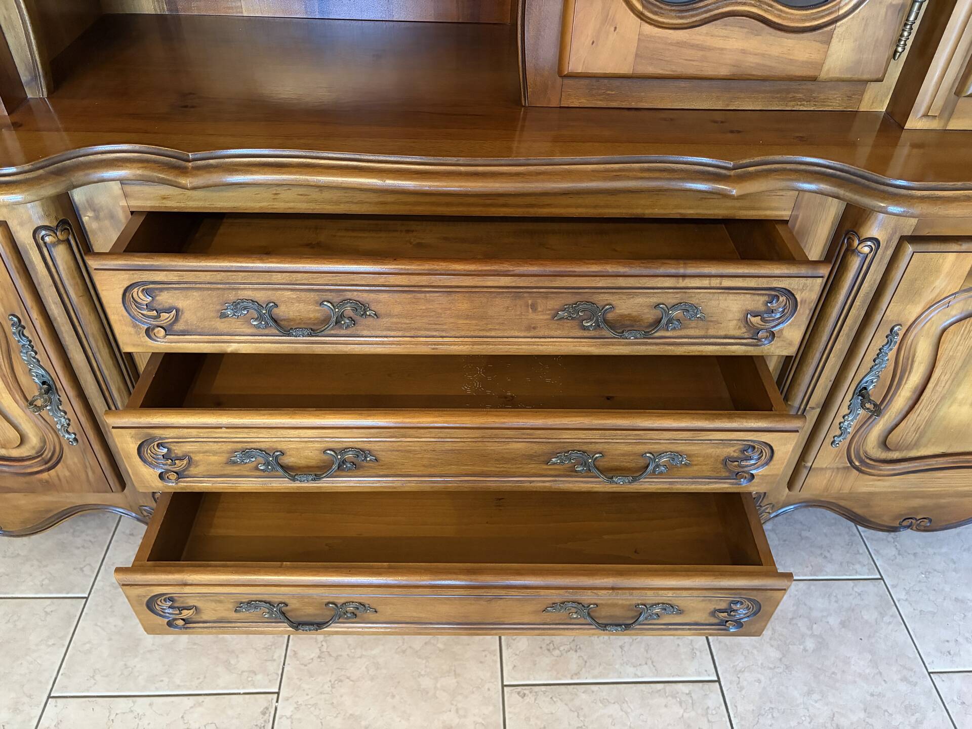 Solid walnut sideboard