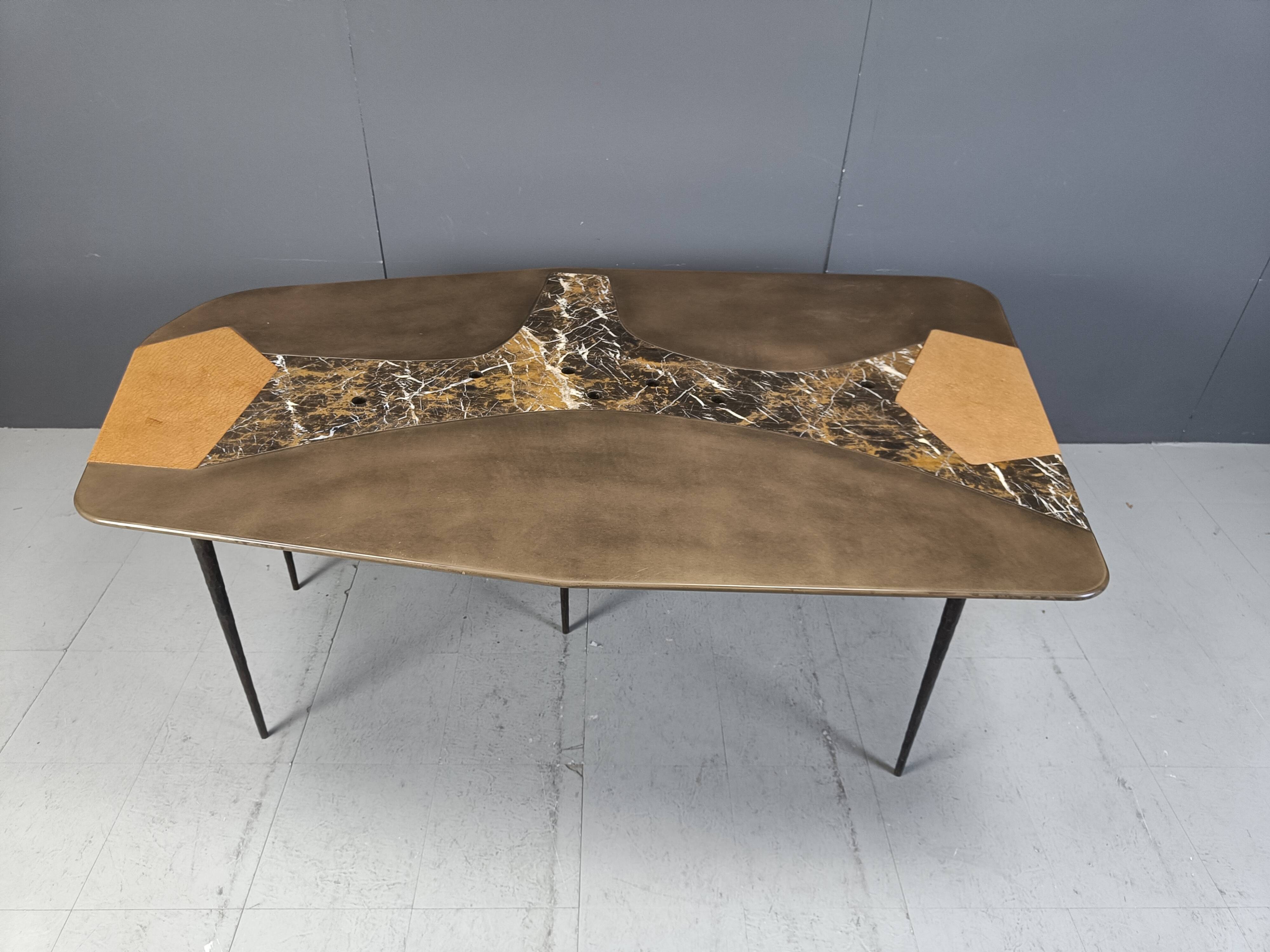 Hand made design dining table, 1990s