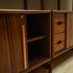 Rosewood modular shelving unit, Italian design, 1960s, production: Italy