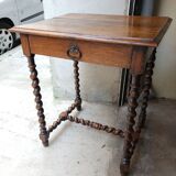 Table, desk style Louis XIII early XX th