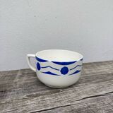 Duo of Sarreguemines cups, 1960