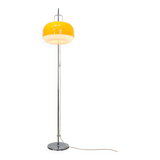 Space Age Yellow Medusa Floor Lamp by Luigi Massoni for Guzzini, 1970s