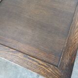 Arts and crafts style oak side table, 1950s