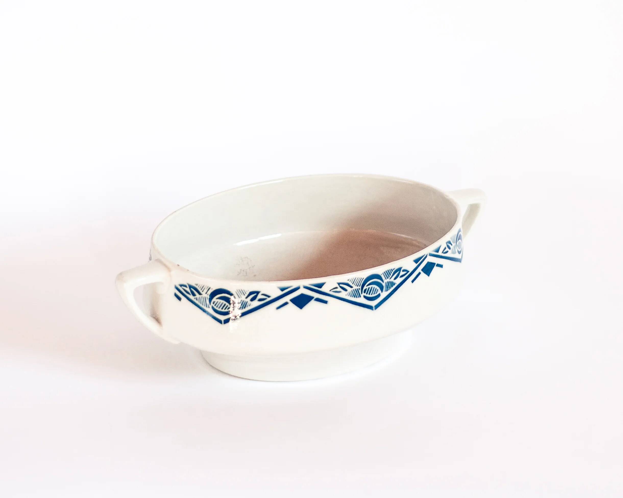 Rustic French serving bowl