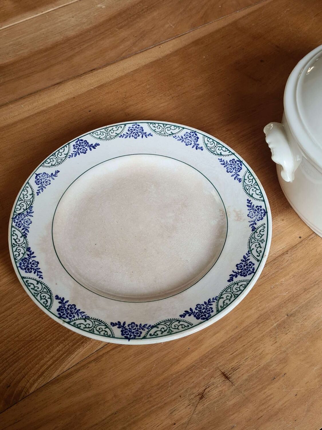 Piedouche plate Terre de fer