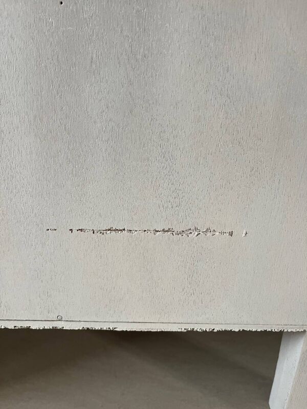 2 anciennes tables de chevet restaurées