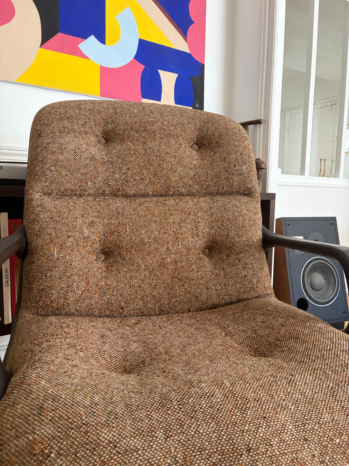 Fauteuil édition Comforto dans le goût de Charles Pollock