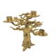 Chandelier baobab en laiton massif - pièce unique - ref 1411