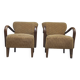 Paire de fauteuils 1960 vintage