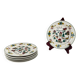 Set de 6 assiettes à dessert de Noël, 1980