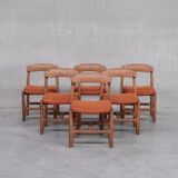 Six chairs by Guillerme et Chambron