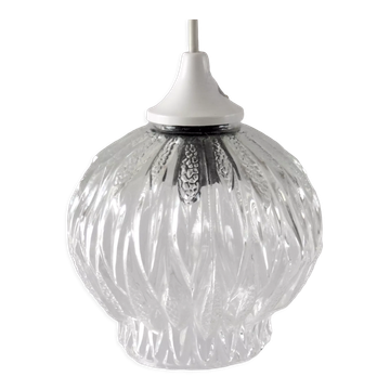 Vintage glass pendant lamp