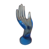 Blue baguier hand