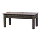Table basse en bois sculptée indienne