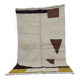 Handmade wool Berber rug 247x156