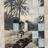 Collage and acrylic frame